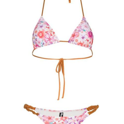 Reina Olga 스크런치 플로럴 프린트 비키니 세트 SCRUNCHIESET pastel