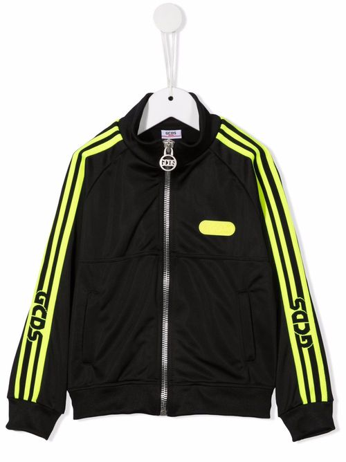 Logo-print track jacket - Black