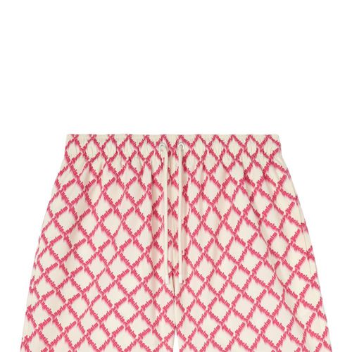 팜 엔젤스 남성 logo swim shorts - Pink PMFD012S25FAB0030B32