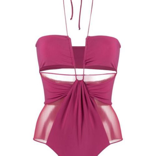 넨시 도자카 컷아웃 디테일 수영복 NDAW22ACC070B peonia