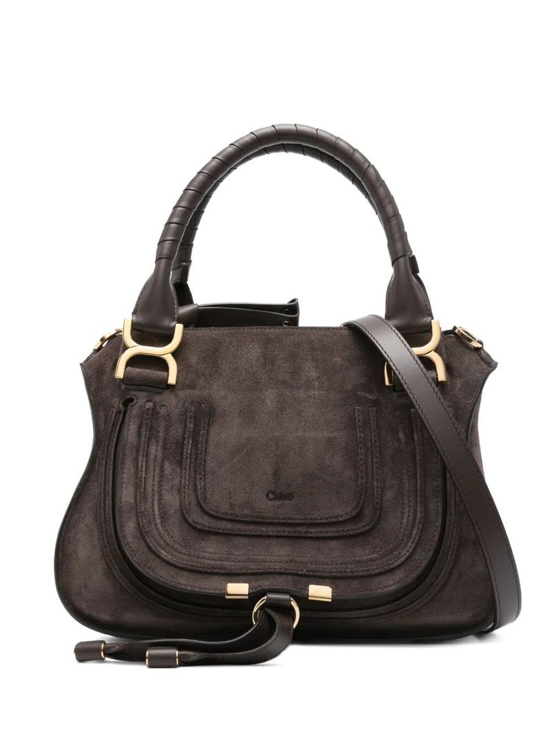 끌로에 여성 Small Marcie Bag In Suede Leather