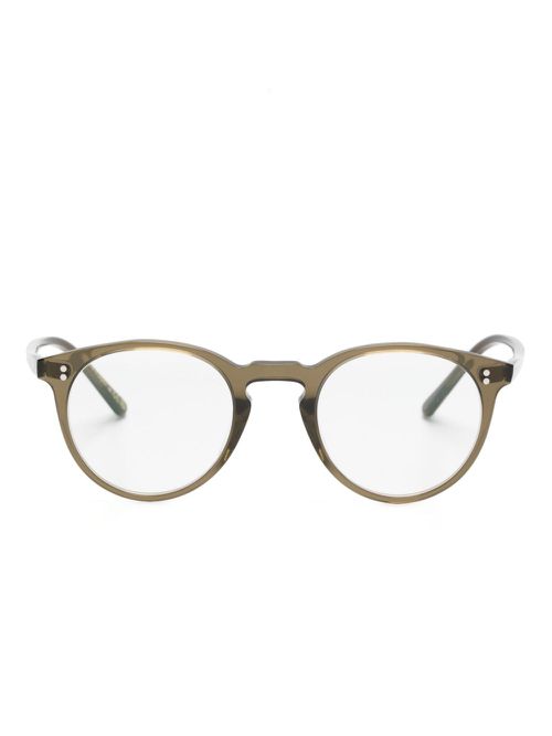 O'Malley round-frame glasses - Green
