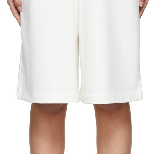 Max Mara Leisure 여성 화이트 프리모 저지 쇼츠 221265F088001