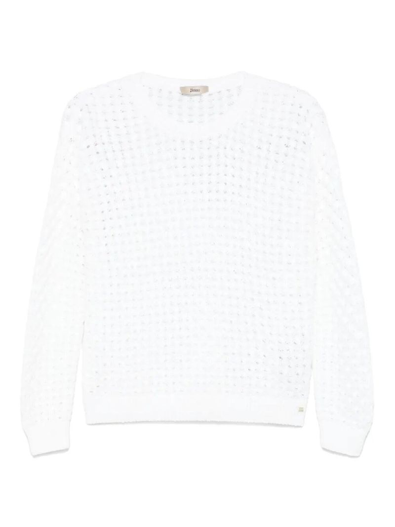 에르노 여성 Open-Knit Sweater