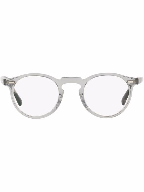 Gregory Peck round-frame glasses - Grey