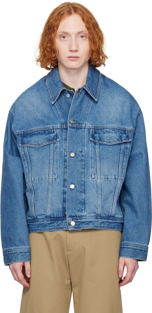 Studio Nicholson Blue Stein Denim Jacket