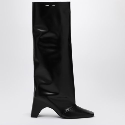 Black leather Bridge boot