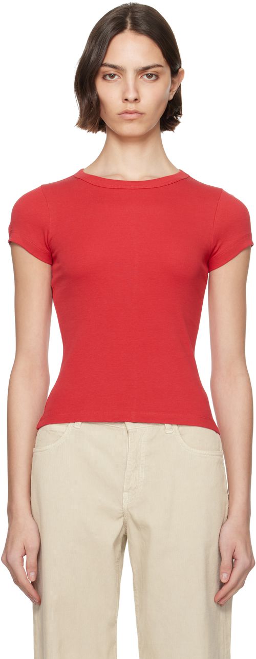 FLORE FLORE Red Car Baby T-shirt