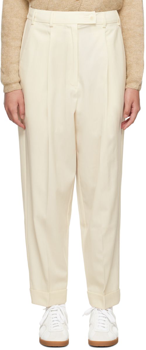 Cordera Off-White Tailoring Trousers