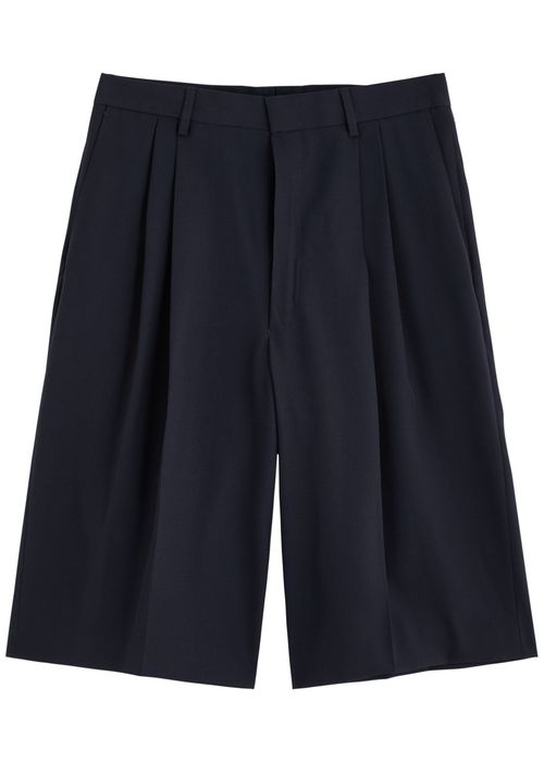 Dries Van Noten Panrom Wool Shorts