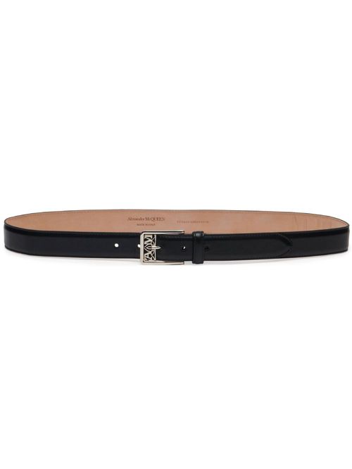 알렉산더맥퀸 남성 The Seal buckle belt - Black 7754051BRCF