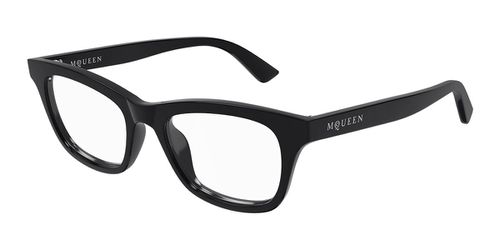 Alexander McQueen AM0515O 011 Women’s Eyeglasses Grey Size 52 - Blue Light Block Available