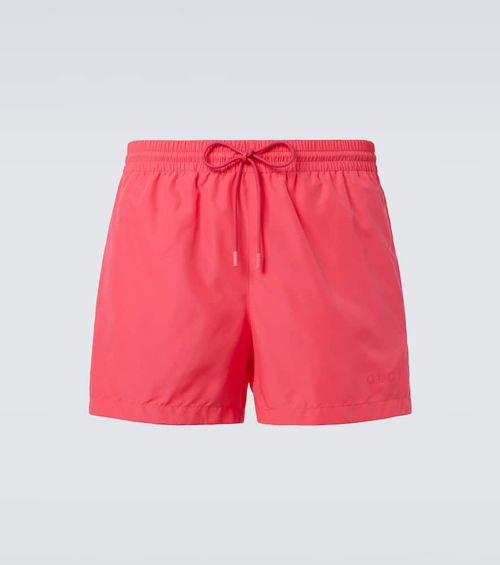 Mid-rise swim trunks