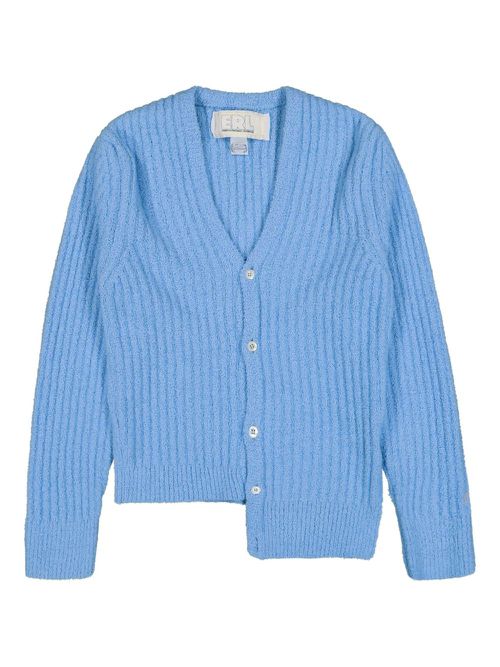 Asymmetric cardigan - Blue