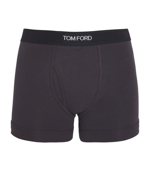 Stretch-Cotton Logo Boxers