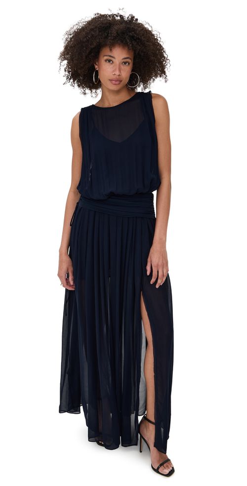 Rhone Drop Waist Dress Ink