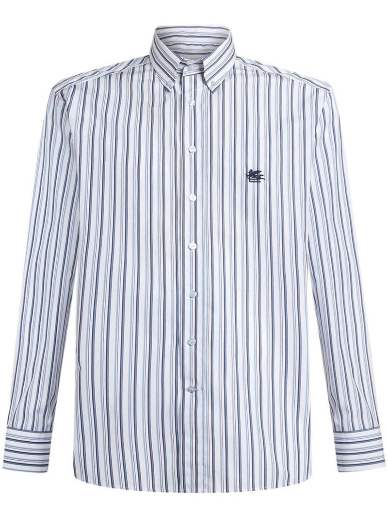 에트로 남성 Striped Cotton Shirt