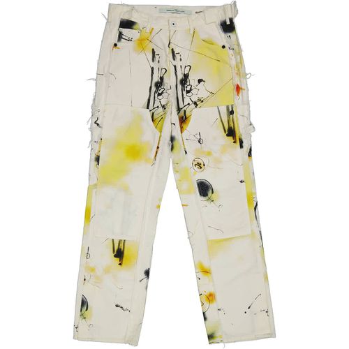 OFF-WHITE Multicolor Futura Abstract Carpenter Trousers, Brand Size 32 -  Realry: A global fashion sites aggregator