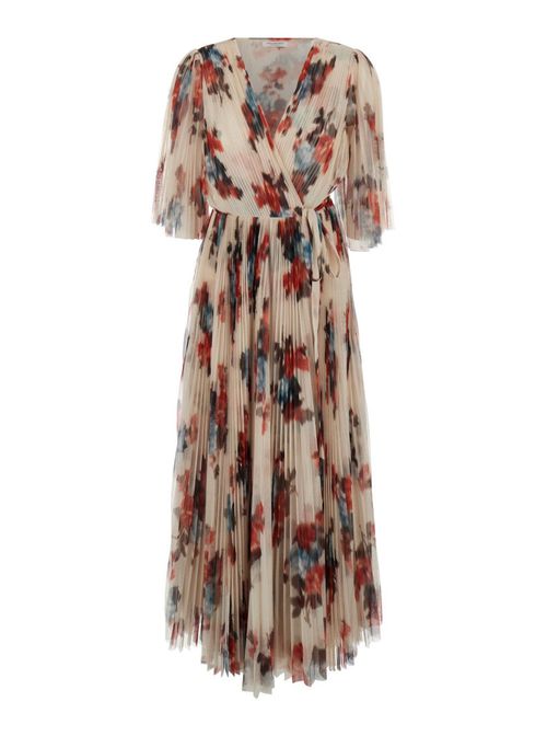 Printed Tulle Dress