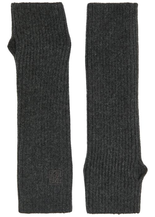 Toteme Wool-blend Fingerless Gloves