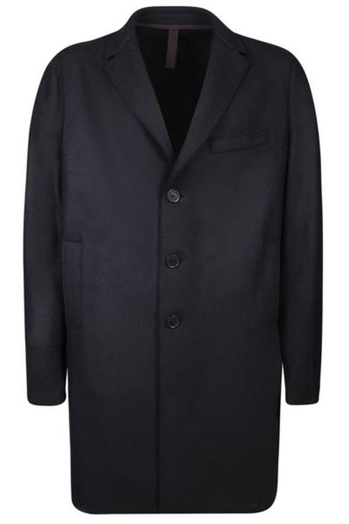 Harris Wharf London Single-Breasted Buttoned Coat