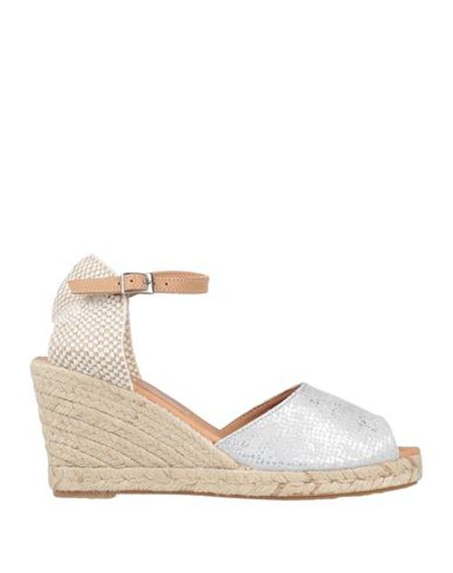Kanna Woman Espadrilles Light grey Size 11 Soft Leather