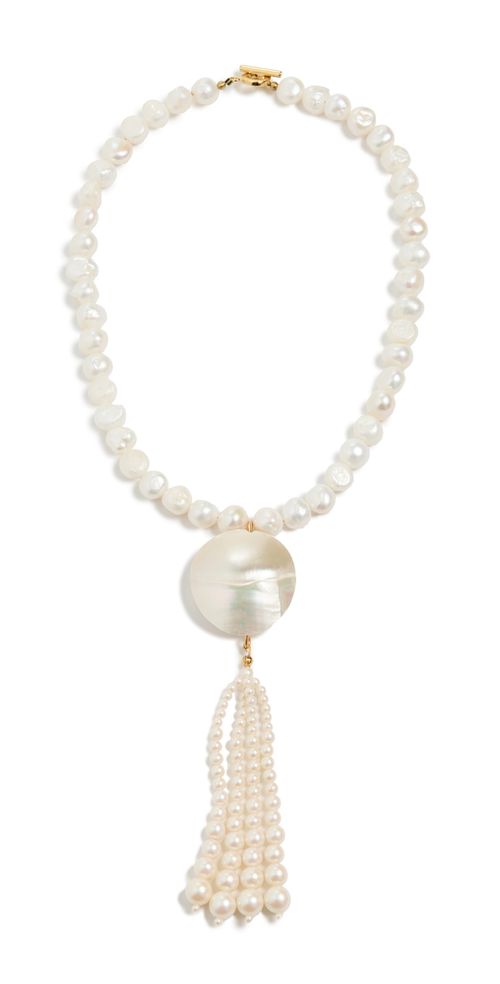 Jennifer Behr Coraline Necklace Pearl One Size