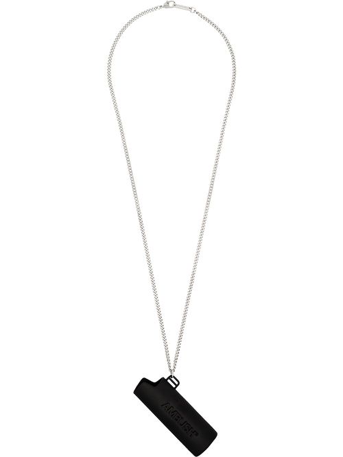 Lighter pendant necklace - Black
