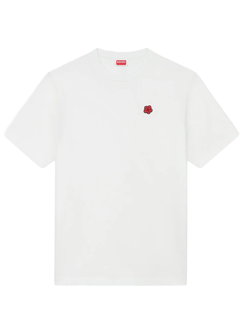 Kenzo Boke Flower Patch T-Shirt in White - White