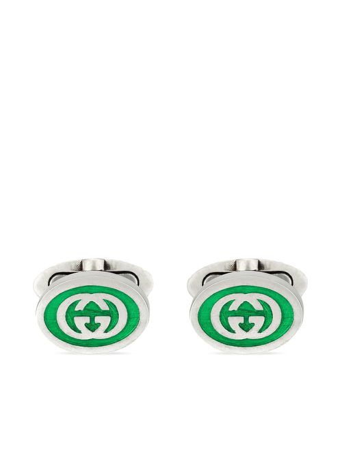 Interlocking G cufflinks - Silver