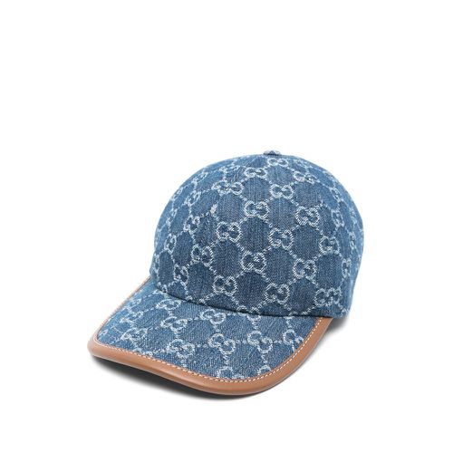 구찌 여성 GG Denim Baseball Cap 816450 3HA7U 4265
