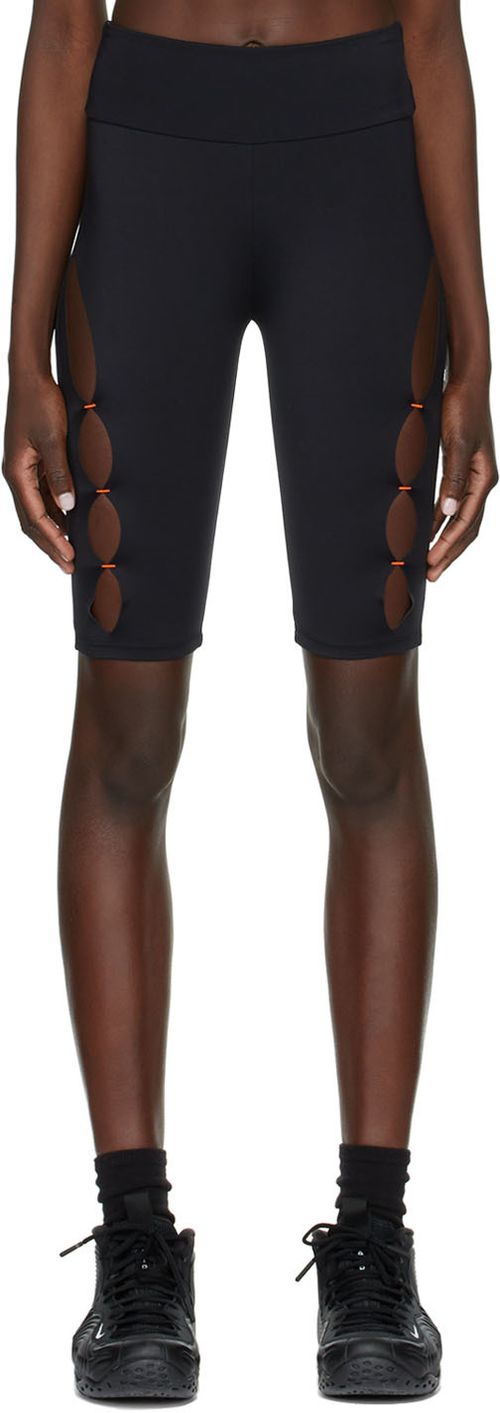 SSENSE Exclusive Black Cutout Bike Shorts