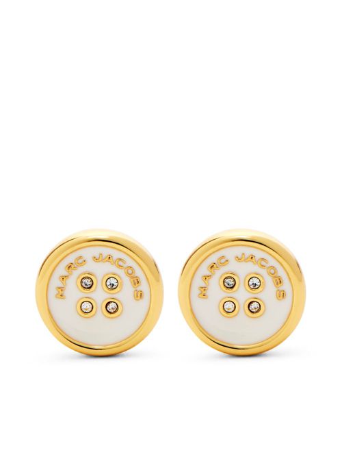 Button earrings - Gold