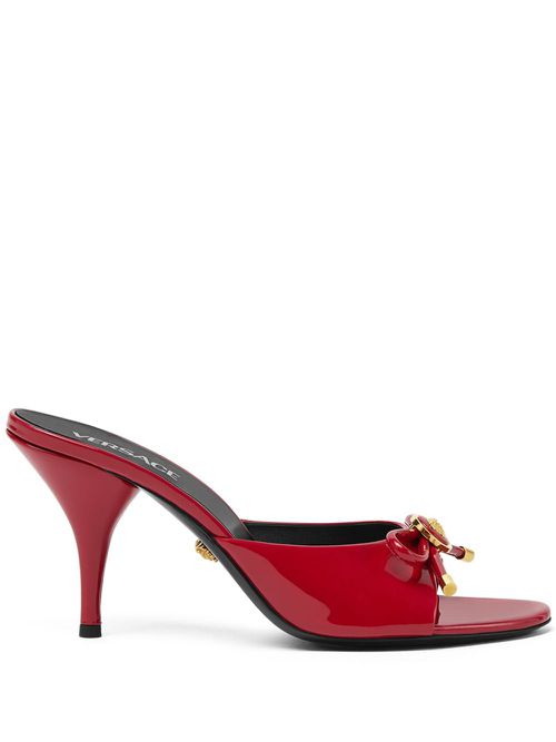 Leather mules - Red