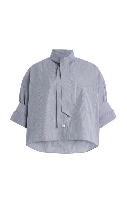 Next Ex Tie-Detailed Cotton Shirt