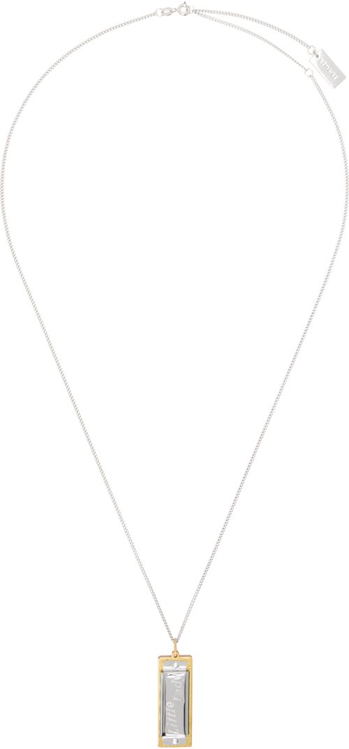 LEMAIRE Silver & Gold HOHNER Edition Harmonica Necklace