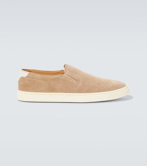 Brunello Cucinelli Suede slip-on sneakers