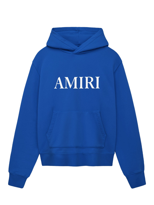 Amiri Core Logo Hoodie in Blue - Blue