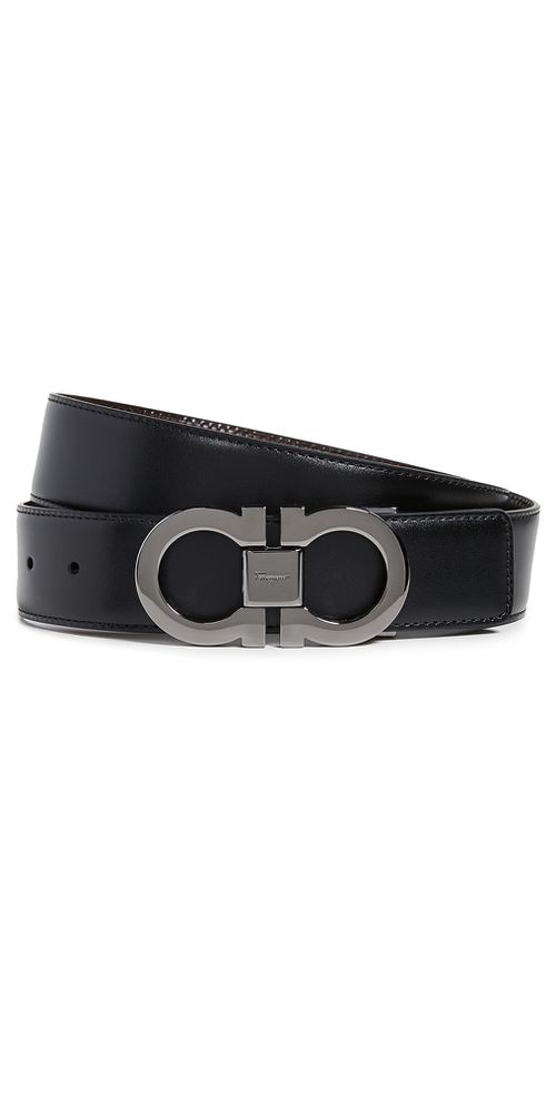 Gancini Buckle Reversible Belt