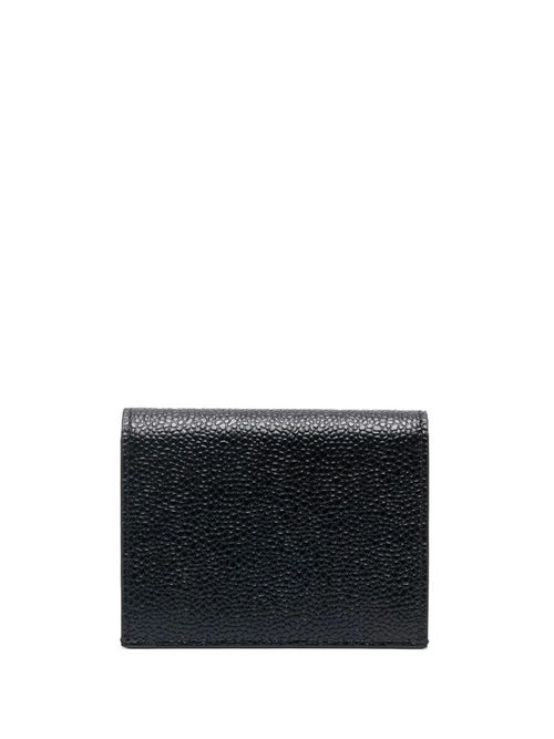 Double Card Holder In Pebble Grain Leather Accessories