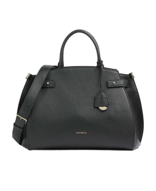 Coccinelle 여성 logo-stamp leather bag
