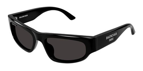 Balenciaga BB0388S 001 Men's Sunglasses Black Size 56