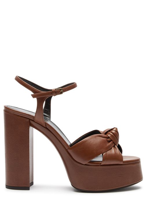 Bianca 85 Platform Leather Sandals