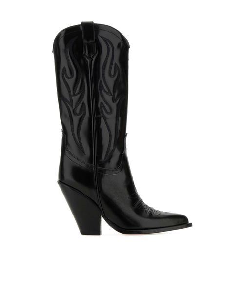 Santa Fe 110mm leather cowboy boots