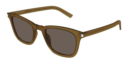 Saint Laurent SL 716/K SLIM Asian Fit 005 Women’s Sunglasses Brown Size 53