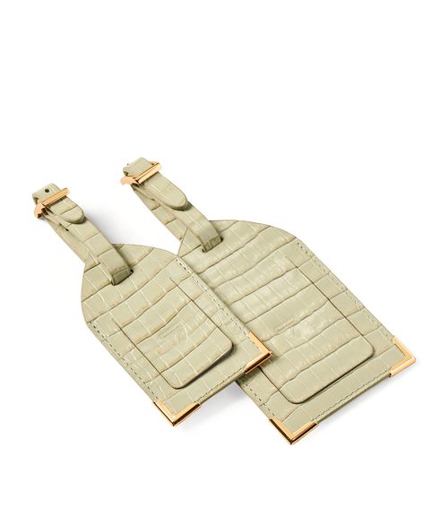 Aspinal Of London Leather Luggage Tags