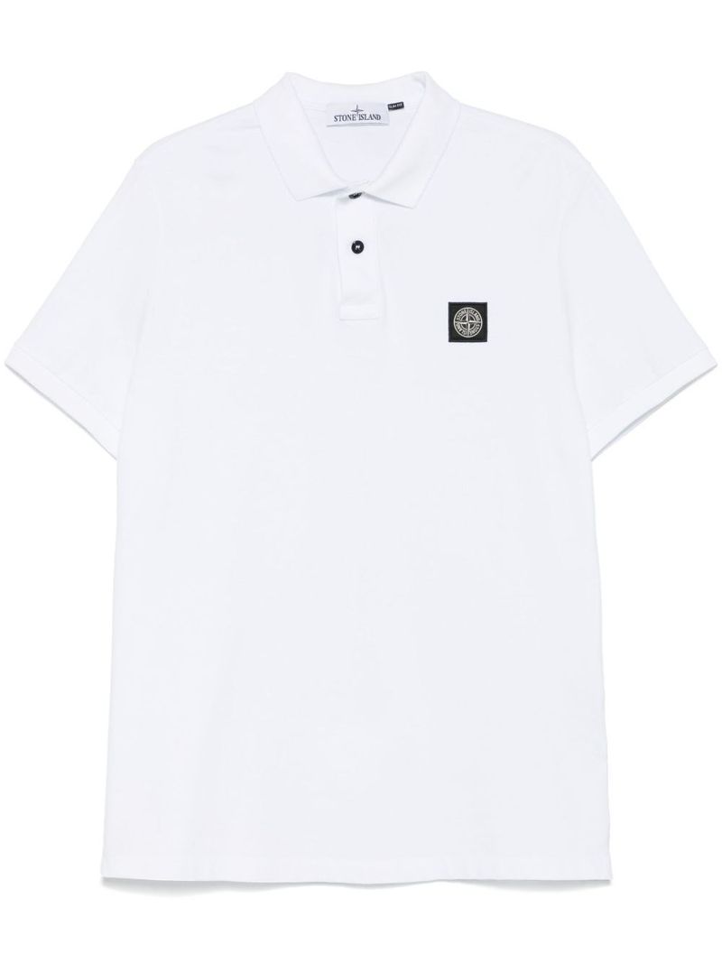 스톤아일랜드 남성 Slim Fit Stretch Cotton Piqué Polo Shirt