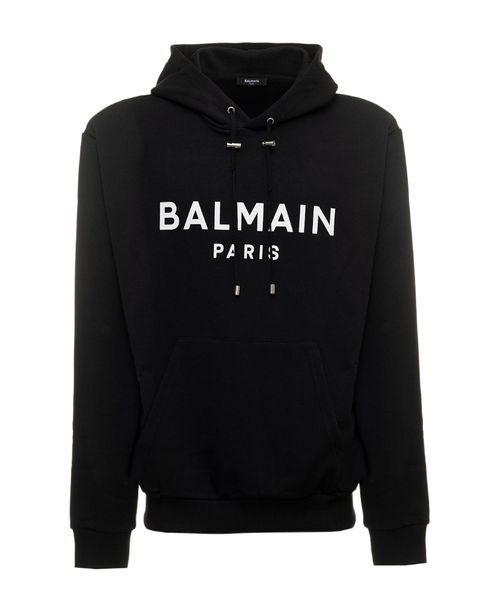 Logo-print cotton hoodie