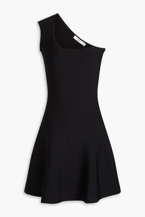 Klem one-shoulder knitted mini dress