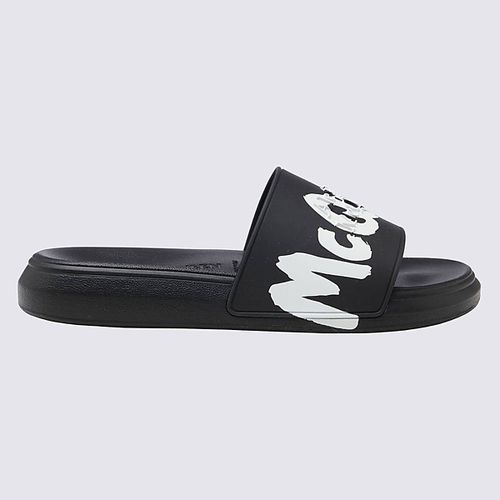 Black Rubber Slides